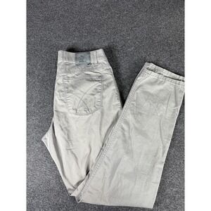 Brax Cooper Regular Fit Grey Straight Leg Pants Size 32/32 Minimal Classic